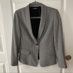 Houndstooth blazer